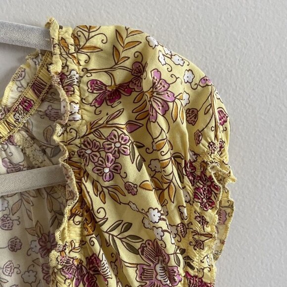 Old Navy Women MP Cottagecore Prairie Waist Defined Puff Sleeve Maxi Dress NWT - Picture 8 of 12